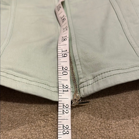 Like New!!!White House Black Market Green Jean Jacket Classic Style​​ - Picture 6 of 8